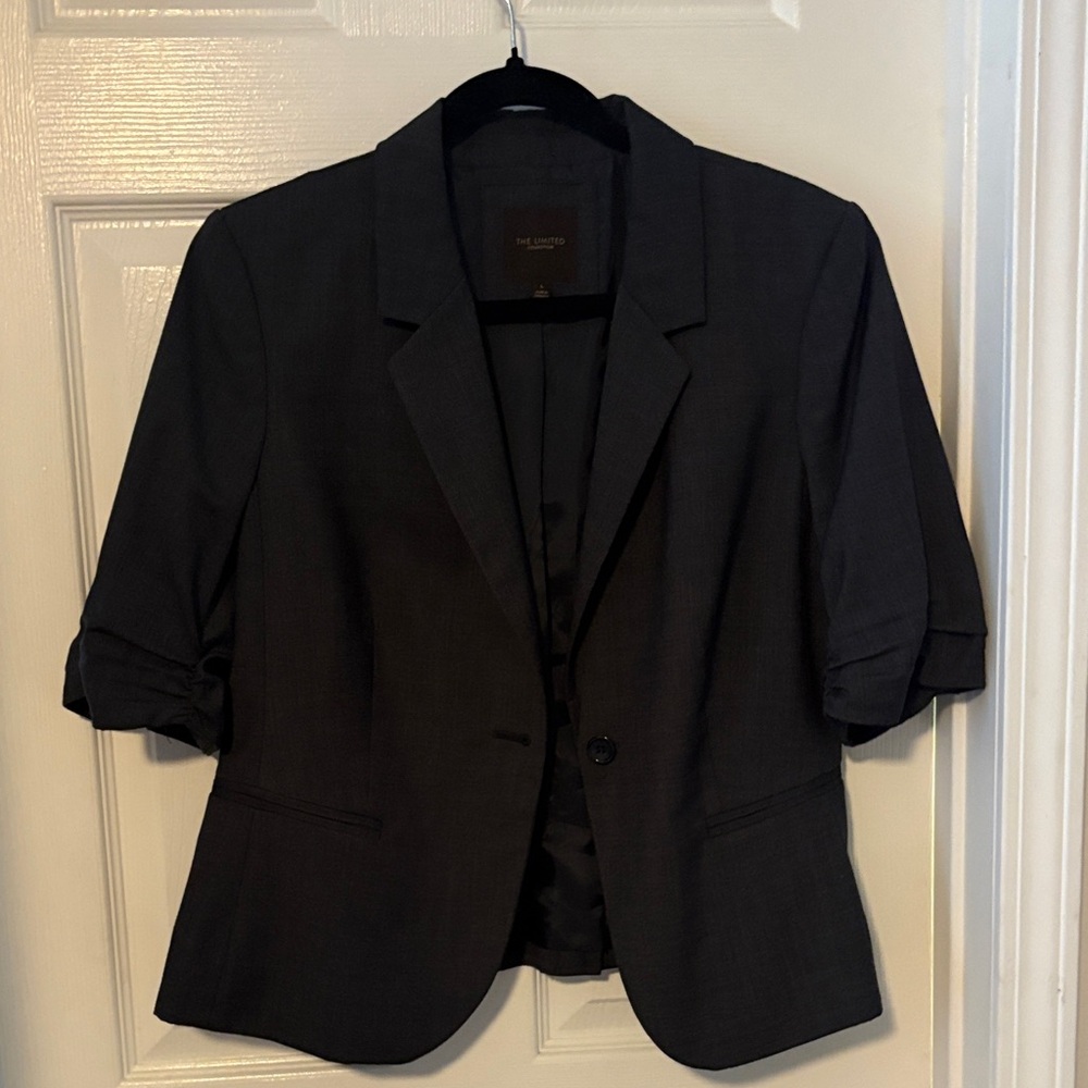 The Limited Dark Gray Women's Blazer
